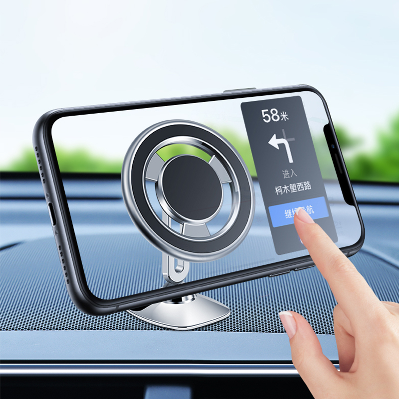 Bal-z Wiwu CH027 360 Derece Dönebilen Magnetik Düz Zemin Versiyon Araç Telefon Tutucu