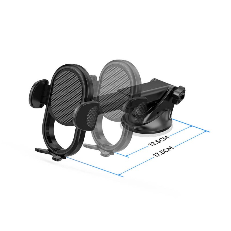 Bal-z Wiwu CH044 Otomatik Mekanizmalı Uzatılabilir Vantuzlu Tasarım Araç Telefon Tutucu