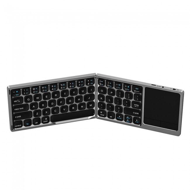 Wiwu FMK-04 Katlanabilir Bluetooth Kablosuz Multifonksiyonel Touchpad Klavye Wiwu FMK-04 Katlanabilir Bluetooth Kablosuz Multifonksiyonel Touchpad Klavye