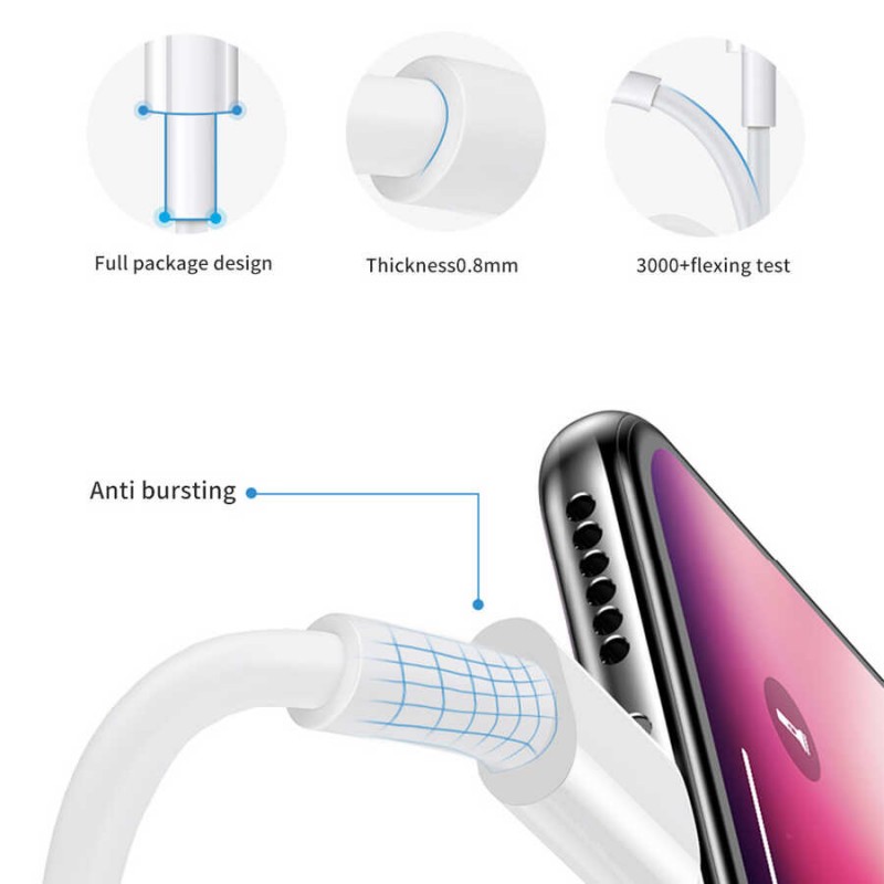 Bal-z ​​​Wiwu G90 20W PD To Lightning Kablo 1M