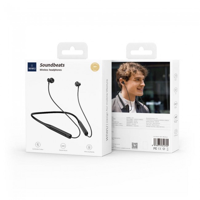 Wiwu GB03 Soundbeast Boyun Askılı Kulak İçi Bluetooth Kulaklık v.5.3 Wiwu GB03 Soundbeast Boyun Askılı Kulak İçi Bluetooth Kulaklık v.5.3