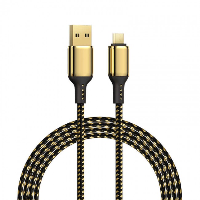 Wiwu Golden Series GD-102 Micro Data Kablo 3M Wiwu Golden Series GD-102 Micro Data Kablo 3M