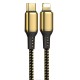Wiwu Golden Series GD-103 Lightning To PD Data Kablo 5M Wiwu Golden Series GD-103 Lightning To PD Data Kablo 5M