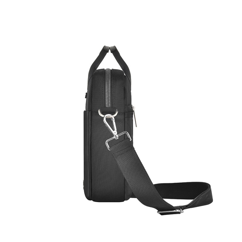 Bal-z Wiwu Hali Serisi 1680D Su Geçirmez Polyester Kumaş Çapraz Vücut Askılı 15.6 inç Laptop Çantası