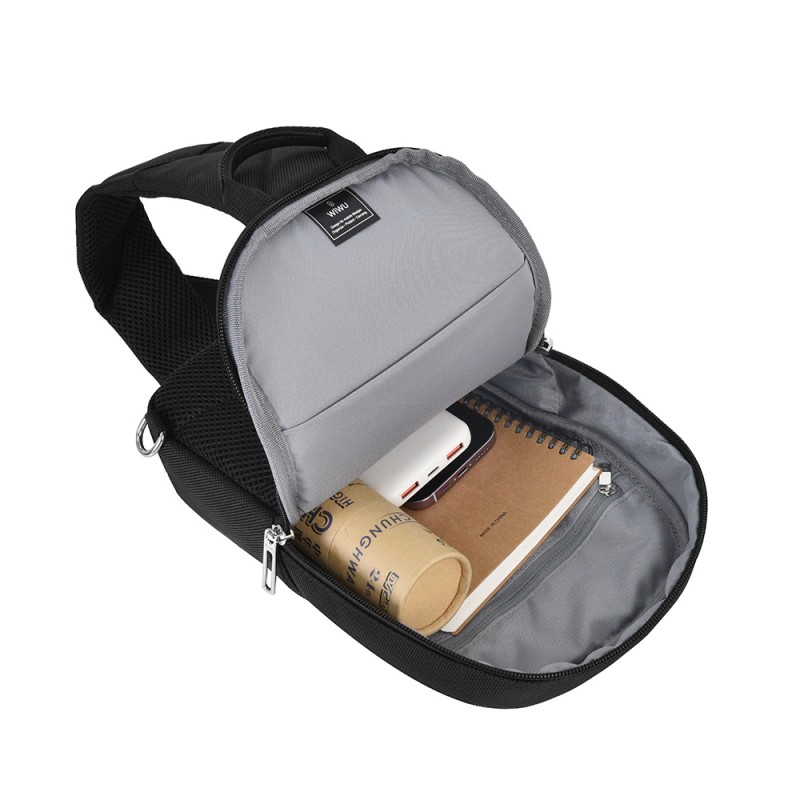 Bal-z Wiwu Hali Serisi Crossbody 1680D Su Geçirmez Naylon Kumaş Omuz Askılı Çapraz Vücut Çantası