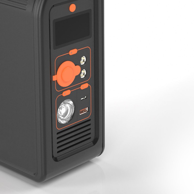 Bal-z Wiwu JC-12 Dijital Ekran Lambalı Çoklu Priz ve Araç Şarj Portlu Taşınabilir Powerbank 300W 86400mAh