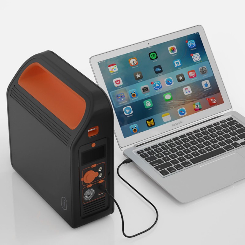 Bal-z Wiwu JC-12 Dijital Ekran Lambalı Çoklu Priz ve Araç Şarj Portlu Taşınabilir Powerbank 300W 86400mAh