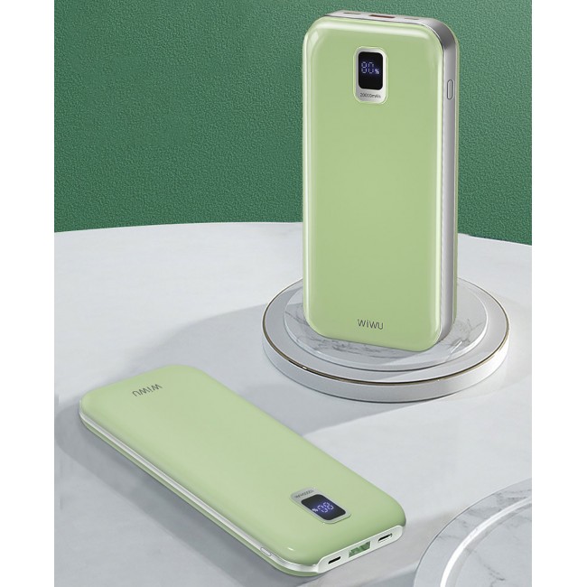 Wiwu JC-16 LED Ekranlı Li-Polimer Aşırı Akım Korumalı Taşınabilir Powerbank PD 20W 10000mAh Wiwu JC-16 LED Ekranlı Li-Polimer Aşırı Akım Korumalı Taşınabilir Powerbank PD 20W 10000mAh