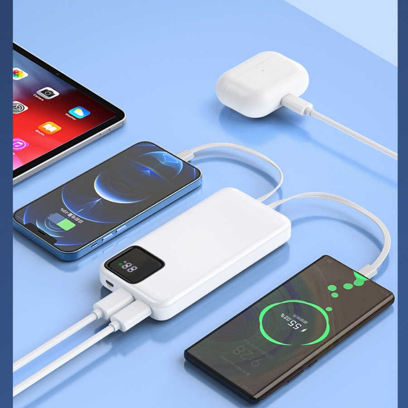 Bal-z Wiwu JC-18 PD Hızlı Şarj Özellikli Led Göstergeli Powerbank 18W 10000mAh