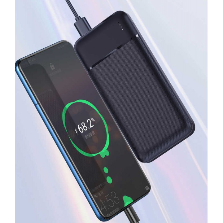 Wiwu JC-19 PD Hızlı Şarj Özellikli Şarj Göstergeli Powerbank 20W 10000mAh