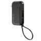 Wiwu JC-23 Micro Type-C ve Lightning Kablolu Şarj Göstergeli PD Powerbank 22.5W 10000mAh Wiwu JC-23 Micro Type-C ve Lightning Kablolu Şarj Göstergeli PD Powerbank 22.5W 10000mAh