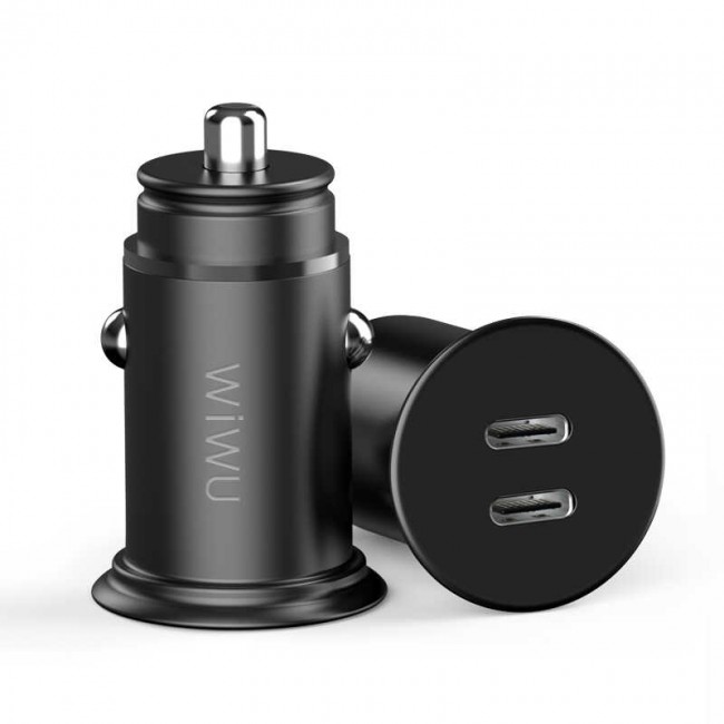 Wiwu King Kong PC400 Dual Type-C PD 40W Araç Şarjı Wiwu King Kong PC400 Dual Type-C PD 40W Araç Şarjı