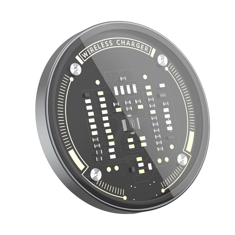 Bal-z Wiwu M17 Magnetik Intelligent Transparan Wireless Şarj Ultra İnce Şeffaf 15W Android iOS Destekli