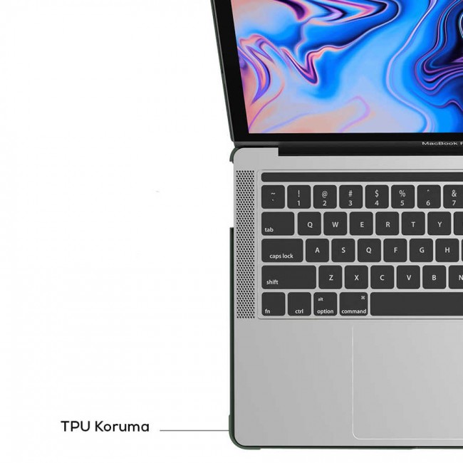 Apple Macbook 13.3' New Pro 2018 Wiwu Macbook HP-01 iShield Kapak Apple Macbook 13.3' New Pro 2018 Wiwu Macbook HP-01 iShield Kapak