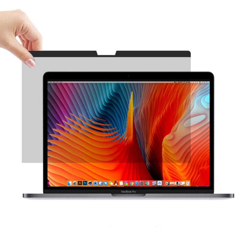 Bal-z Apple Macbook 13.3' New Pro Wiwu Mıknatıslı Privacy Ekran Koruyucu