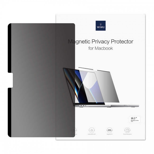 Apple Macbook 16.2' 2021 Touch Bar Wiwu Mıknatıslı Privacy Ekran Koruyucu Apple Macbook 16.2' 2021 Touch Bar Wiwu Mıknatıslı Privacy Ekran Koruyucu