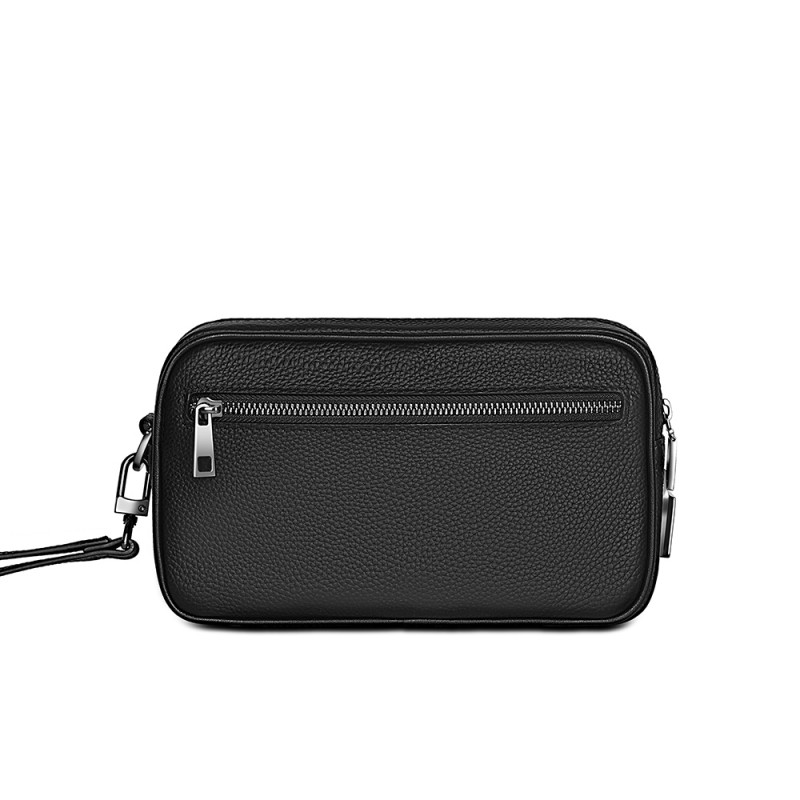 Bal-z Wiwu Master Hakiki Deri Serisi Parmak İzi Kilitli Çok Fonksiyonlu Taşınabilir Mobil Aksesuar Çantası