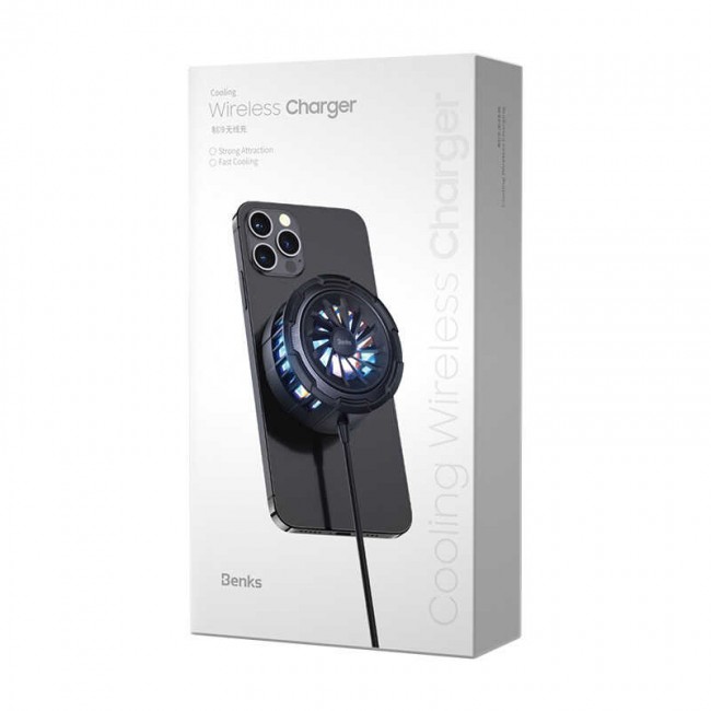 Benks W07 Cooling Magsafe Wireless Şarj Benks W07 Cooling Magsafe Wireless Şarj