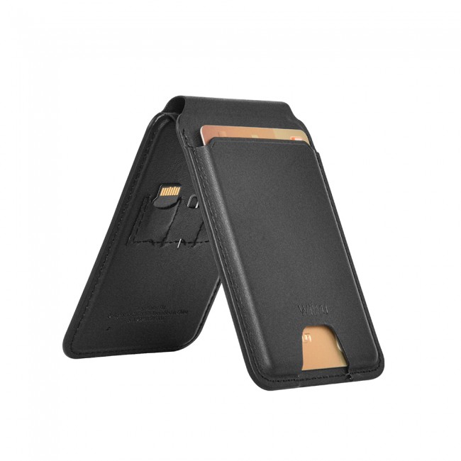 Wiwu MW-005 Magnetik Standlı Kartlık Qi Kablosuz Şarj Uyumlu FindMy Özellikli Mag Wallet Wiwu MW-005 Magnetik Standlı Kartlık Qi Kablosuz Şarj Uyumlu FindMy Özellikli Mag Wallet
