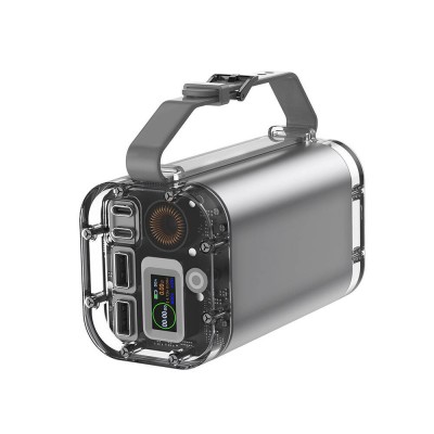 Bal-z Wiwu P003 Dijital Ekranlı Fenerli SOS İşlevli Taşınabilir Powerbank 40000mAh 100W IP67