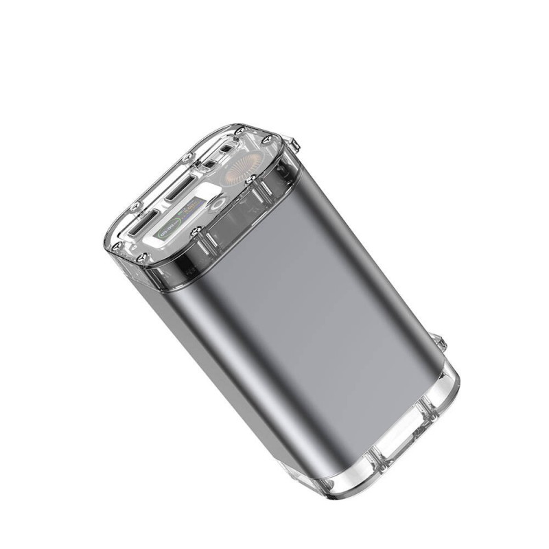 Bal-z Wiwu P003 Dijital Ekranlı Fenerli SOS İşlevli Taşınabilir Powerbank 40000mAh 100W IP67