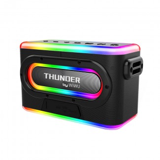 Wiwu P18 Thunder Bluetooth Speaker Hoparlör ve Karaoke Bluetooth Çift Mikrofon Wiwu P18 Thunder Bluetooth Speaker Hoparlör ve Karaoke Bluetooth Çift Mikrofon