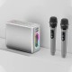Wiwu P19 Thunder Bluetooth Speaker Hoparlör ve Karaoke Bluetooth Çift Mikrofon Wiwu P19 Thunder Bluetooth Speaker Hoparlör ve Karaoke Bluetooth Çift Mikrofon