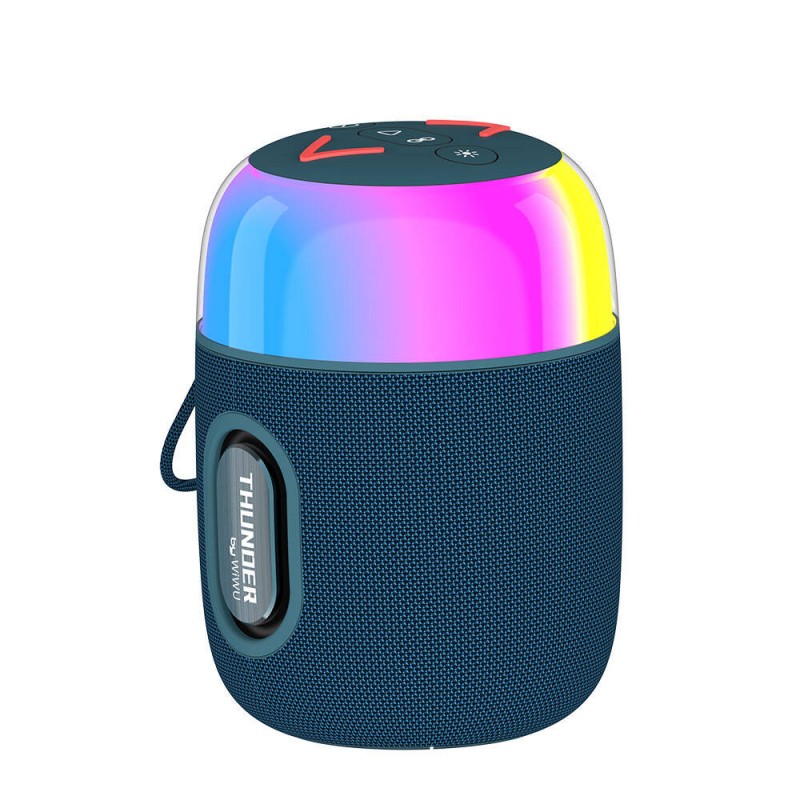 Bal-z Wiwu P60 Mini RGB Led Işıklı Thunder Wireless Bluetooth Speaker Hoparlör