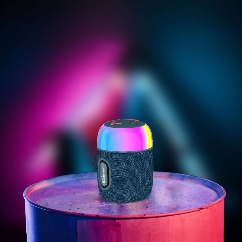 Bal-z Wiwu P60 Mini RGB Led Işıklı Thunder Wireless Bluetooth Speaker Hoparlör
