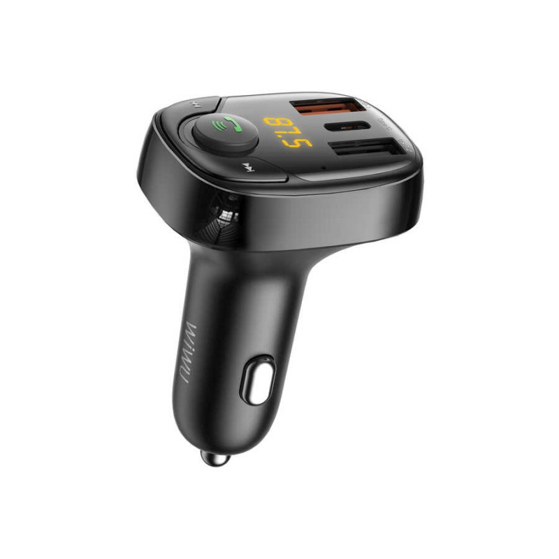 Bal-z Wiwu PC600 36W Hızlı Şarj Destekli Dijital Göstergeli Bluetooth FM Transmitter