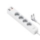 Wiwu PD20W U01EU Power Strip Çoklu Priz 160 cm Wiwu PD20W U01EU Power Strip Çoklu Priz 160 cm