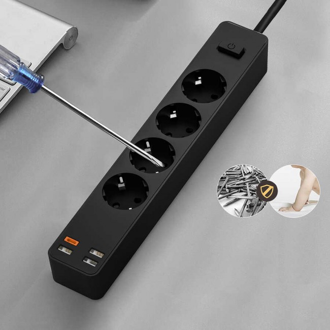 Wiwu PD20W U01EU Power Strip Çoklu Priz 160 cm Wiwu PD20W U01EU Power Strip Çoklu Priz 160 cm