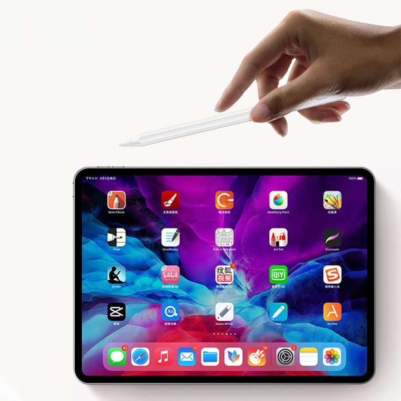 Bal-z Wiwu Pencil D Aktif Kapasitif Basınçlı Universal Palm-Rejection Özellikli Dokunmatik Stylus Kalem