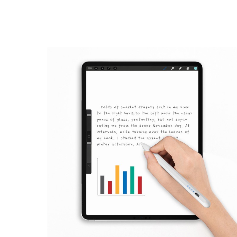 Bal-z Wiwu Pencil E A02 Avuç İçi Reddi (Palm Rejection) ve Eğim Hassasiyeti Özellikli Dokunmatik Kalem