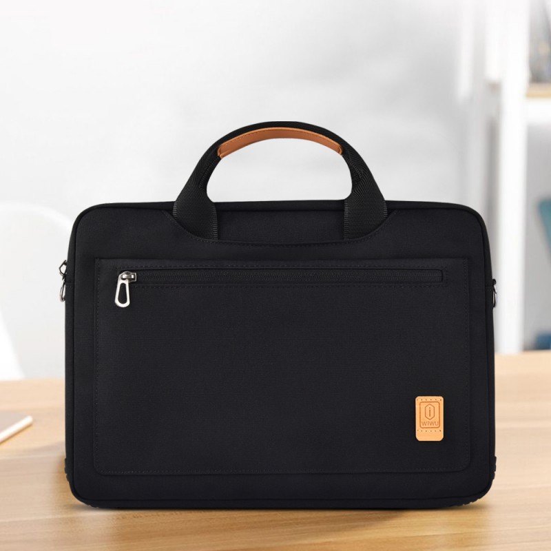 Bal-z Wiwu Pioneer Pro Serisi Su Geçirmez Polyester Kumaş Omuz Askılı 14 inç Laptop Çantası