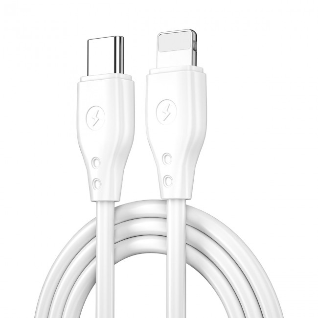 Wiwu Pioneer Wİ-C002 Ultra Esnek 30W Hızlı Şarj Özellikli Type-C to Lightning PD Kablo 1M Wiwu Pioneer Wİ-C002 Ultra Esnek 30W Hızlı Şarj Özellikli Type-C to Lightning PD Kablo 1M