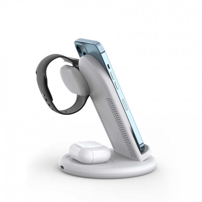 Wiwu Power Air 3 in 1 Kablosuz Şarj Standı Wiwu Power Air 3 in 1 Kablosuz Şarj Standı