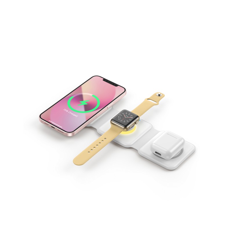 Bal-z Wiwu Power Air M6 3 in 1 Mıknatıslı Kablosuz Şarj Standı