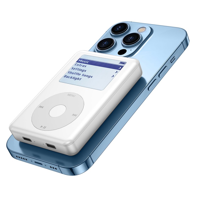 Bal-z Wiwu PP01 PowerPod Taşınabilir Wireless Şarj ve PD Hızlı Şarj Özellikli Powerbank 20W 10000mAh