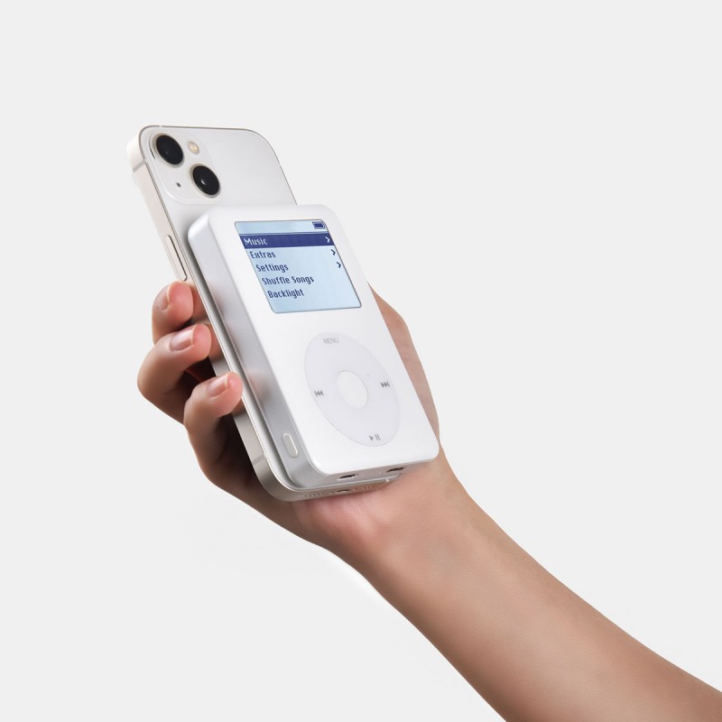 Bal-z Wiwu PP01 PowerPod Taşınabilir Wireless Şarj ve PD Hızlı Şarj Özellikli Powerbank 20W 10000mAh