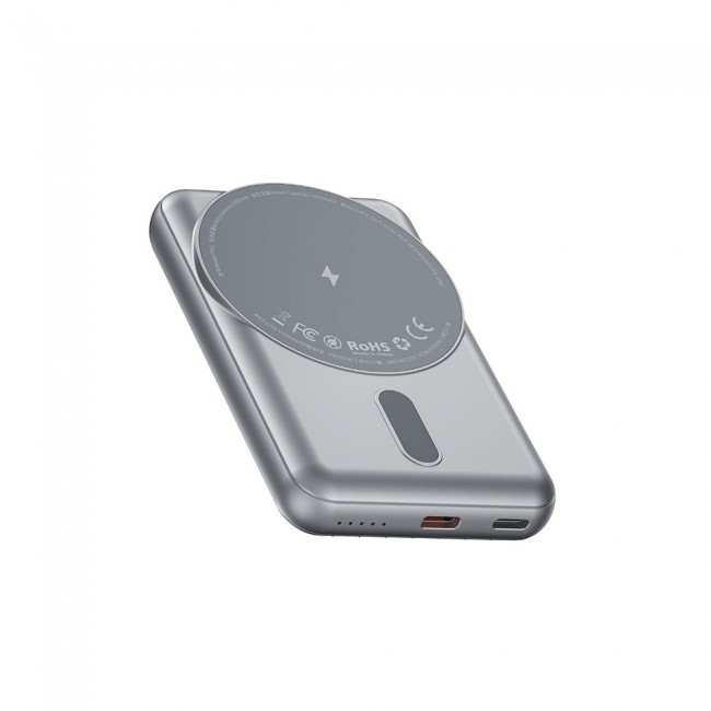Wiwu PP02 Taşınabilir Wireless Şarj ve PD Hızlı Şarj Özellikli Powerbank 15W 5000mAh Wiwu PP02 Taşınabilir Wireless Şarj ve PD Hızlı Şarj Özellikli Powerbank 15W 5000mAh