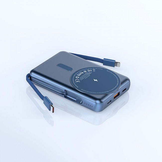 Wiwu PP03 Taşınabilir Wireless Şarj ve PD Hızlı Şarj Özellikli Powerbank 15W 10000mAh Wiwu PP03 Taşınabilir Wireless Şarj ve PD Hızlı Şarj Özellikli Powerbank 15W 10000mAh