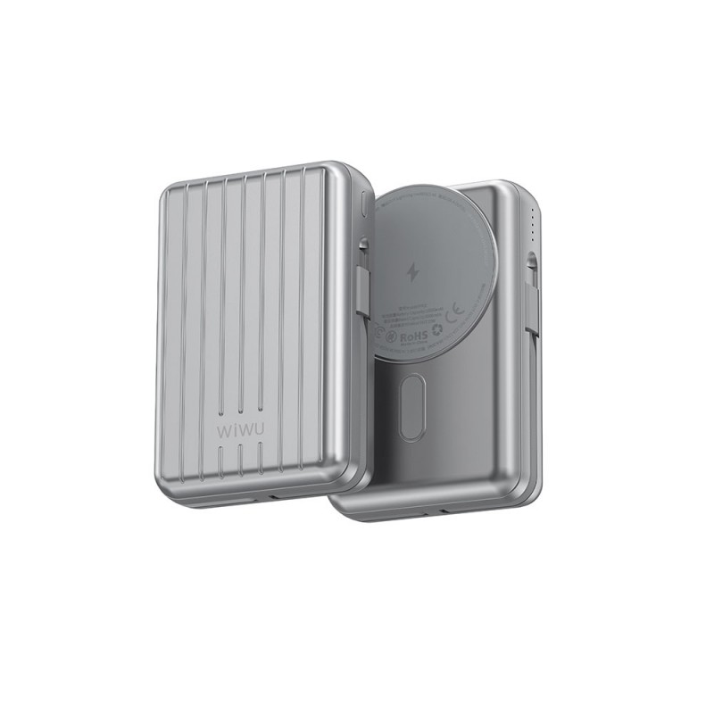 Bal-z Wiwu PP04 Taşınabilir Wireless Şarj ve PD Hızlı Şarj Özellikli Powerbank 20W 20000mAh