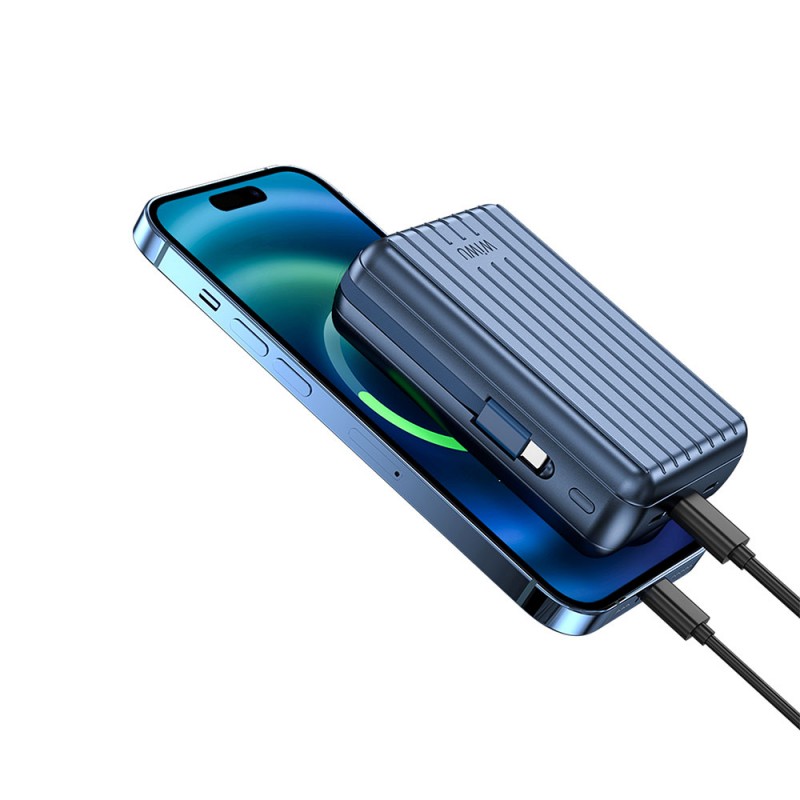 Bal-z Wiwu PP04 Taşınabilir Wireless Şarj ve PD Hızlı Şarj Özellikli Powerbank 20W 20000mAh