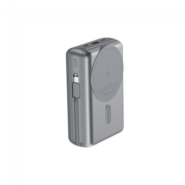 Wiwu PP04 Taşınabilir Wireless Şarj ve PD Hızlı Şarj Özellikli Powerbank 20W 20000mAh Wiwu PP04 Taşınabilir Wireless Şarj ve PD Hızlı Şarj Özellikli Powerbank 20W 20000mAh