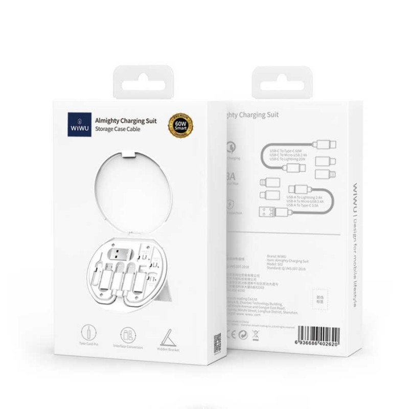 Bal-z ​Wiwu S02 Almighty Suit Kutulu Kablo Seti