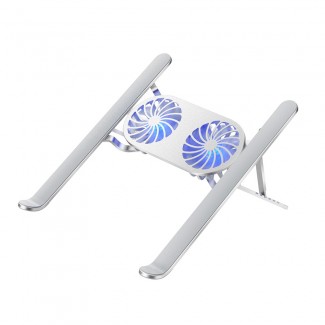 Wiwu S400 Pro Çift Fanlı Işıklı Katlanabilir Ayarlanabilir Laptop Standı 5W 3000RPM Wiwu S400 Pro Çift Fanlı Işıklı Katlanabilir Ayarlanabilir Laptop Standı 5W 3000RPM