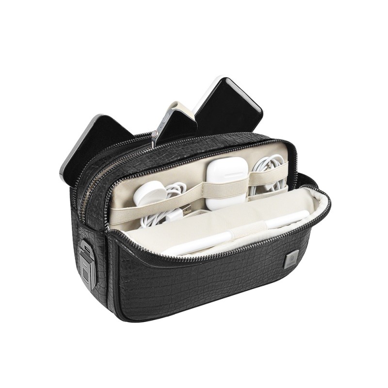 Bal-z Wiwu Salem Serisi Parmak İzi Kilitli Çok Fonksiyonlu Taşınabilir Mobil Aksesuar Çantası