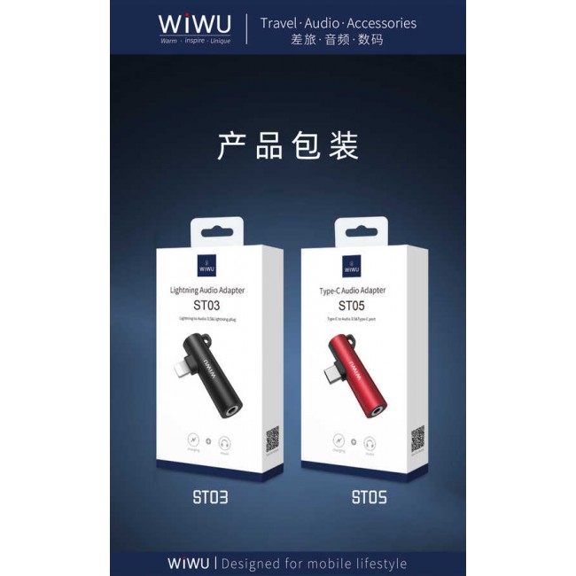 Wiwu ST05 Type-C Ses Adaptörü Wiwu ST05 Type-C Ses Adaptörü