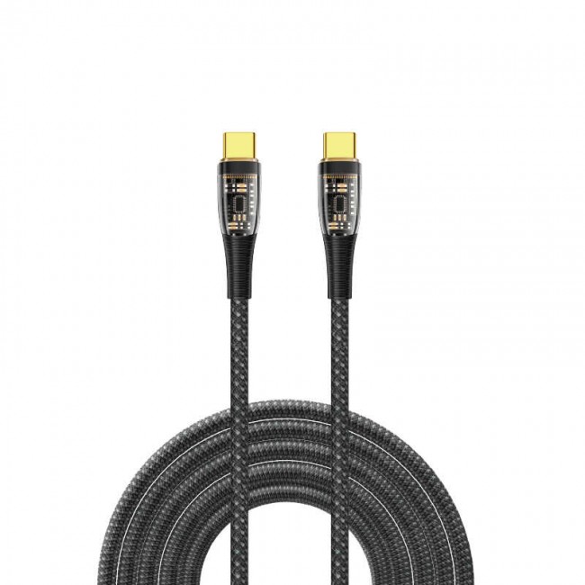 Wiwu TM02 Type-C to Type-C PD Data Kablo 480Mbps 100W 2 metre Wiwu TM02 Type-C to Type-C PD Data Kablo 480Mbps 100W 2 metre